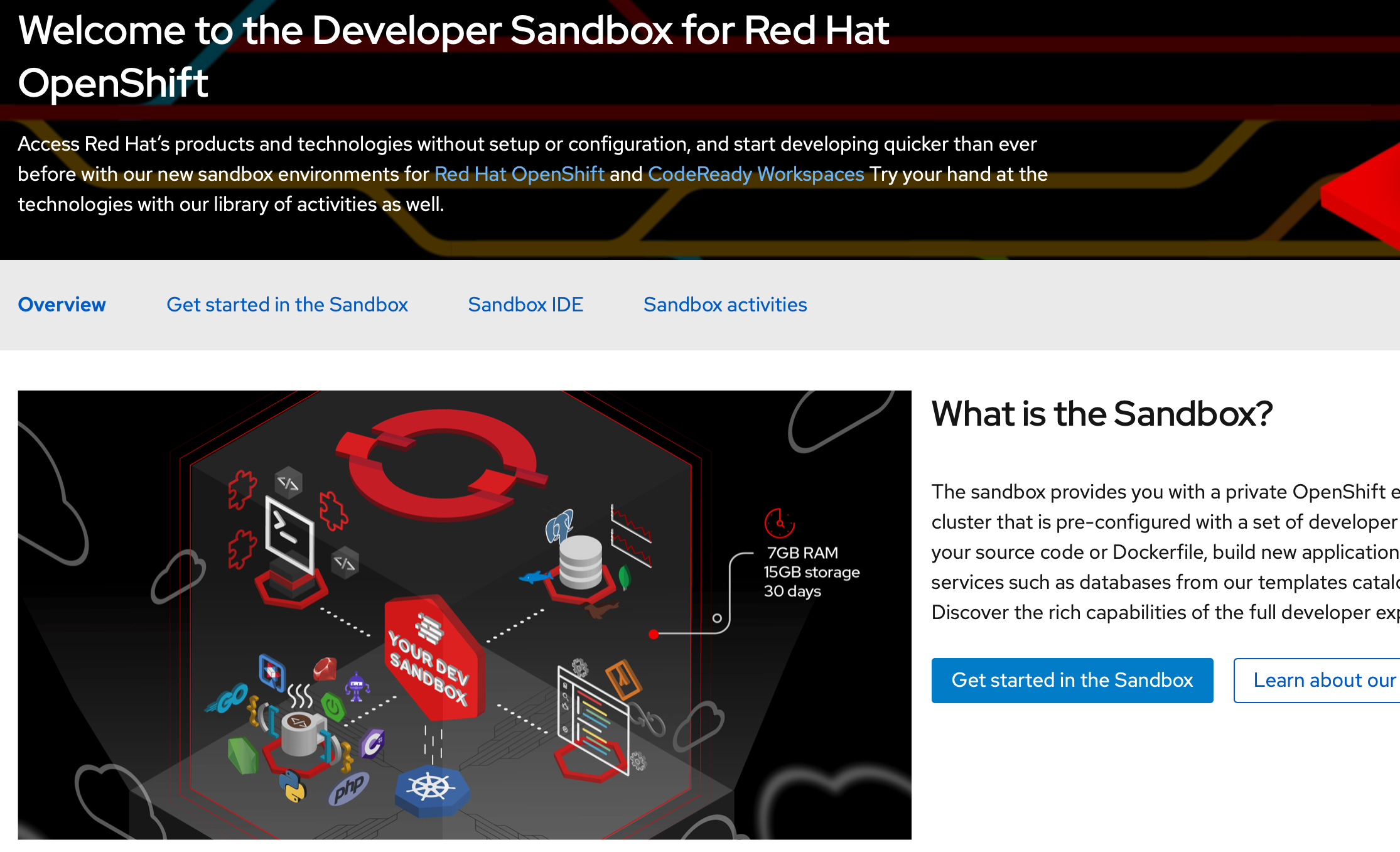 Developer Sandbox